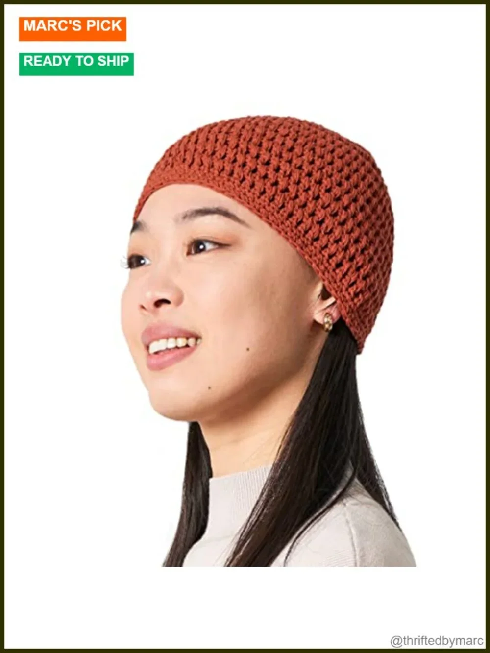 100% Cotton Beanie Skull Cap | Kufi Prayer Hat for Sensitive Skin Chemo